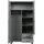 Woood Dennis Garderobenschrank 111x55x202 grau