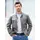Witt Weiden Leder-Jacke in steingrau | Gr.: 56