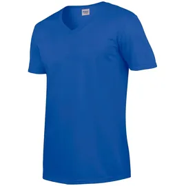 Gildan Softstyle V-Neck weiß XL