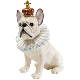 KARE Design Deko-Figur King Dog 32,5 cm Polyresin Weiß