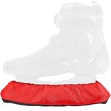 Aoblok Kufenschoner Schlittschuhe, 1 Paar Eishockey Elastische Kufenstrümpfe für Damen Herren Kinder Schlittschuhe & Eislaufschuhe, Schlittschuh Kufenschutz Zubehör Eishockey Geschenk (Rot,S)