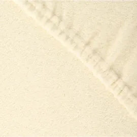 Carpe Sonno Spannbettlaken Teddy-Plüsch 90 x 200 cm beige