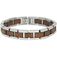 ZEEme Armband Edelstahl rot 21cm