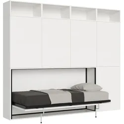 Itamoby Kando Einzelbett Esche weiß Zusammensetzung B Klappbett