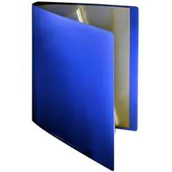 FolderSys FSY Sichtbuch flexibel, 10 Hüllen, A4, PP blau, 1 Stück