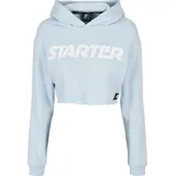 Starter Black Label Cropped Hoodie Blau XS