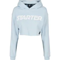 Starter Black Label Cropped Hoodie Blau XS