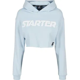 Starter Black Label Cropped Hoodie Blau XS