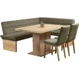 Home Affaire Eckbankgruppe HOME AFFAIRE "Beluna + Cross Essecke Sitzgruppe Eckbank Küchenbank BESTSELLER", braun (cappuccino,), B:210cm H:89cm T:169cm, FSC-zertifizierter Holzwerkstoff, FSC-zertifiziertes Massivholz, Polyester, Sitzmöbel-Sets, Eckbankgruppe,