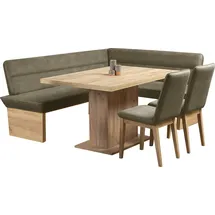 Home Affaire Eckbankgruppe HOME AFFAIRE "Beluna + Cross Essecke Sitzgruppe Eckbank Küchenbank BESTSELLER", braun (cappuccino,), B:210cm H:89cm T:169cm, FSC-zertifizierter Holzwerkstoff, FSC-zertifiziertes Massivholz, Polyester, Sitzmöbel-Sets, Eckbankgruppe,