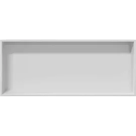 vidaXL Duschnische Weiß 75 x 30 x 9,5 cm Edelstahl