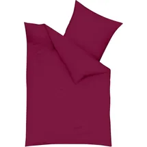 Traumschlaf Uni Feinbiber bordeaux 135 x 200 cm + 80 x 80 cm