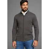 MAN'S WORLD Strickjacke in anthrazit melange), | Gr.: 4XL