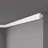 NMC Wand- und Friesleiste NMC T4 Weiß 2 St. 200 x 2 x 3 cm
