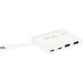 Dicota USB-C Portable Hub 4-in-1 - Weiß
