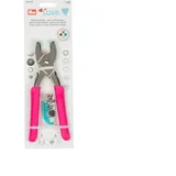 Prym Love Vario-Zange mit Loch-/Color Snaps Werkzeug, Stahl, 19 cm