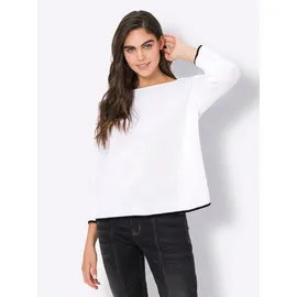 Heine Pullover Schwarz / Weiß 40