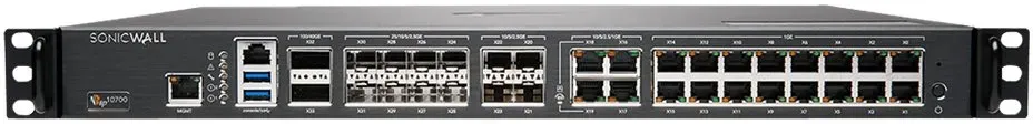 SonicWALL NSsp 10700 - Sicherheitsgerät - 5GbE, 2.5GbE, 40GbE, 100GbE, 25GbE