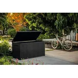 Aufbewahrungsbox Keter Lineus Deck Box 643 l inkl. Sitzfunktion 145 x 70,6 x 73,8 cm grau