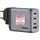 Verbatim GaN 100W, 1x USB-A, 3x USB-C PD, 3.0, QC 3.0 grau
