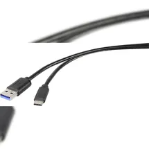 Renkforce USB-Kabel USB 3.2 Gen1 USB-A Stecker, USB-C® Stecker 3.00m Schwarz RF-4535908