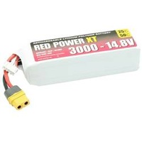 Red Power Modellbau-Akkupack (LiPo) 14.8V 3000 mAh Softcase XT60
