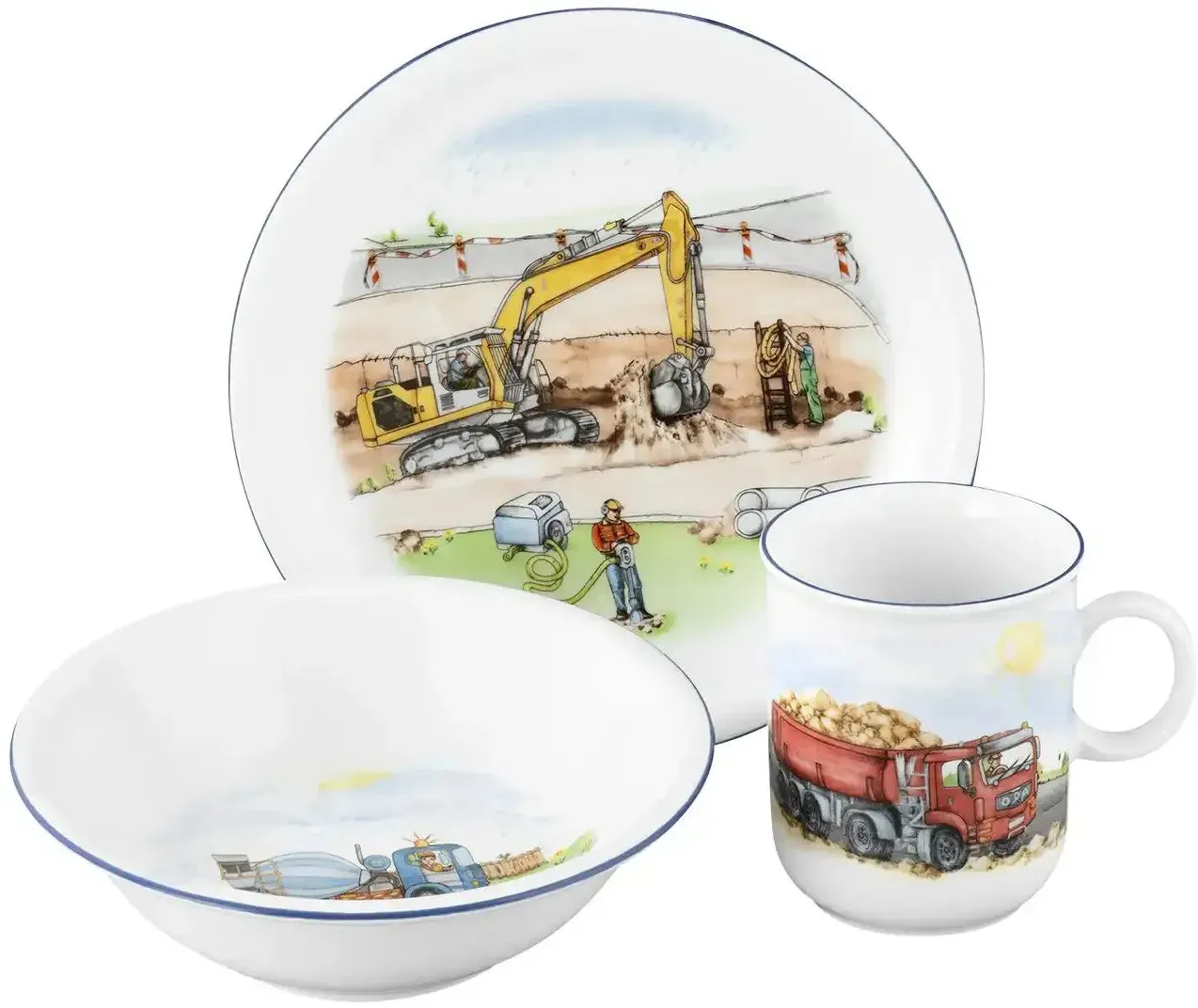 Seltmann Weiden Kindergeschirrset  Compact , mehrfarbig , Porzellan