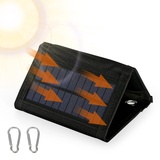 Jadeshay Solarpanel Camping, 10W 5V Solarpanel Faltbar Solar Ladegerät Handy Solarzellen-Ladegerät Mobile Solarstromversorgung Außenaufladung for Telefon-Laptop