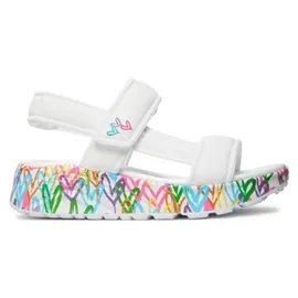 SKECHERS UNO LITE SANDAL-SUNNY LOVE Weiß/Mehrfarbig 28