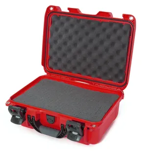 NANUK 915 Wasserdichter Hartschalenkoffer Mit Plüschschaumeinlage - Rot
