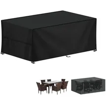 tyyhtj Gartenmöbel Abdeckung 180 x 90 x 75 cm Schwarz