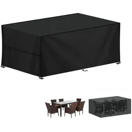 tyyhtj Gartenmöbel Abdeckung 180 x 90 x 75 cm Schwarz