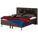 Playboy Boxspringbett Audrey (anthrazit)