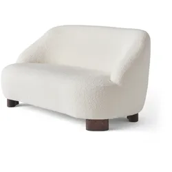 &Tradition - Margas LC3 2-Sitzer Sofa, Walnuss / elfenbein (Karakorum 001)