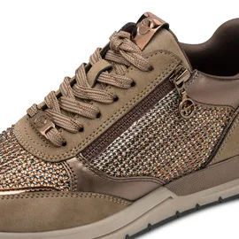 TAMARIS Plateausneaker Damen Beige/Gold 38