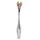 KADIMA DESIGN Große moderne Aluminium Blumenvase in Silber, 75 cm hoch, stilvoll