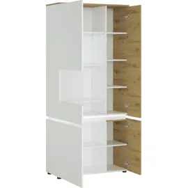 Home Affaire Vitrine Luci 91 x 40 x 199 cm Weiß
