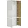 Home Affaire Vitrine Luci 91 x 40 x 199 cm Weiß