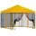 vidaXL Garten Pavillon 3 x 3 m inkl. 4 Seitenteile Gelb