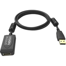 Vision Professional USB Verlängerungskabel 5 m USB 2.0), USB Kabel