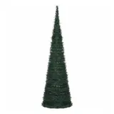vidaXL Künstlicher Pop-Up-Weihnachtsbaum mit Beleuchtung Grün 150 cm