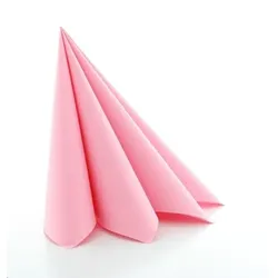 Sovie HOME Serviette Rosa aus Linclass® Airlaid 40 x 40 cm, 12 Stück Unifarben Basic Neutral