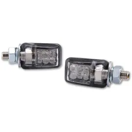 Highsider Smart Picco LED Blinker Schwarz / Scheibe Klar (Paar), Hinten