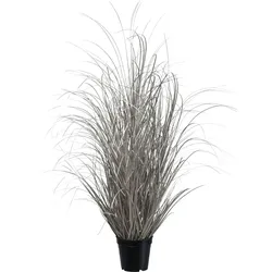 CREATIV green künstliche Pflanze Gras im Topf, 93 cm, champagner