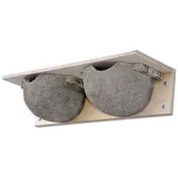 Schwegler Mehlschwalbennest Nr. 9B, Doppelnest aus atmungsaktivem Holzbeton
