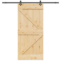 vidaXL Narvik rechts 90 x 210 cm Braun/Schwarz