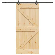 vidaXL Narvik rechts 90 x 210 cm Braun/Schwarz