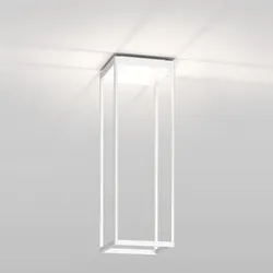 serien lighting Reflex2 S 600 Deckenleuchte weiß | Reflektor matt weiß | warmweiß (3000 K) | Triac dimmbar (für 3-adrige Netzleitung)