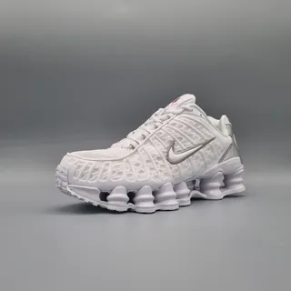 Shox TL White / Metallic Silver / Max Orange / White 44