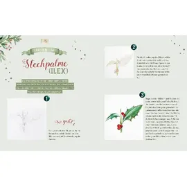Edition Michael Fischer Mein Adventskalender-Buch: Winter-Watercolor-Land